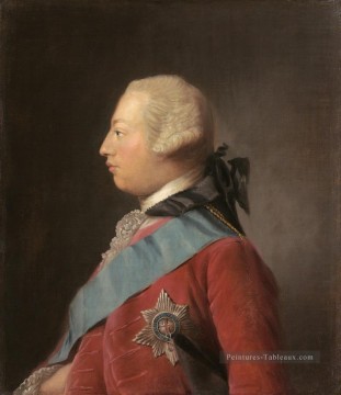 Portrait du roi George III Allan Ramsay portraiture classicisme Peinture à l'huile